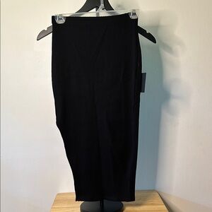 Lulu's Elegant Black Pencil Skirt